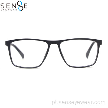 Óculos masculinos de alta qualidade TR90 quadro óculos ópticos